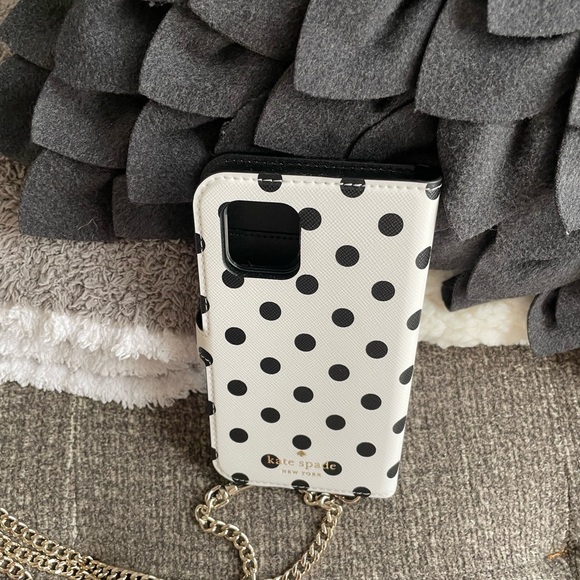 Kate Spade Dot Folio IPhone 12/12pro crossbody - Picture 2 of 4